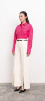Katherine Hourglass Cuff Sleeved Linen Shirt - MEAN BLVD