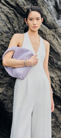 Katie Halter Side Pocket Twill Floor Length Jumpsuit - MEAN BLVD