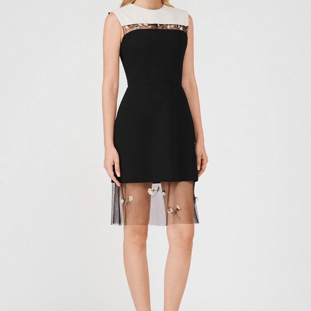 Kehlani Sheath Layered Rain Cloth Mini Dress - MEAN BLVD
