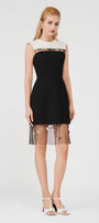 Kehlani Sheath Layered Rain Cloth Mini Dress - MEAN BLVD