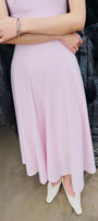 Kelly Halter Sleeveless Crepe Ankle Length Dress - MEAN BLVD