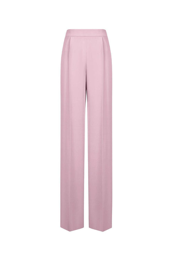 Kenya Straight Wide Leg Crepe Floor Length Pants - MEAN BLVD