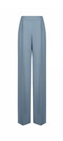 Kenya Straight Wide Leg Crepe Floor Length Pants - MEAN BLVD