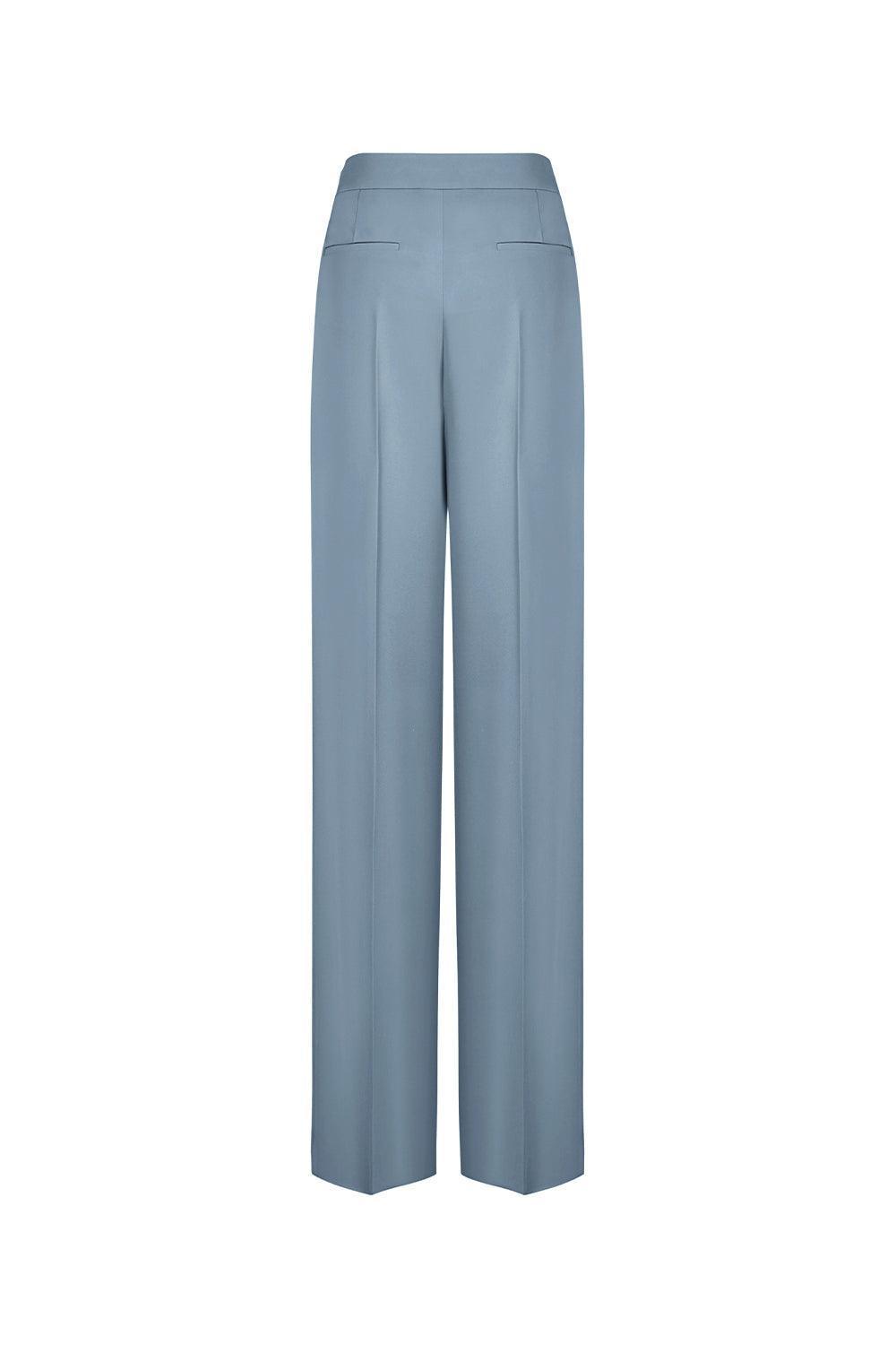 Kenya Straight Wide Leg Crepe Floor Length Pants - MEAN BLVD