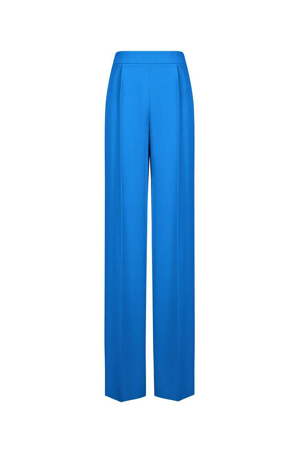 Kenya Straight Wide Leg Crepe Floor Length Pants - MEAN BLVD
