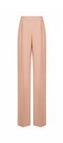 Kenya Straight Wide Leg Crepe Floor Length Pants - MEAN BLVD