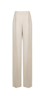 Kenya Straight Wide Leg Crepe Floor Length Pants - MEAN BLVD