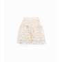 Kiera Straight High Waist Cotton Lace Mini Shorts - MEAN BLVD