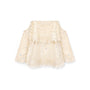 Kiera Trapezoid Off-Shoulder Cotton Lace Top - MEAN BLVD