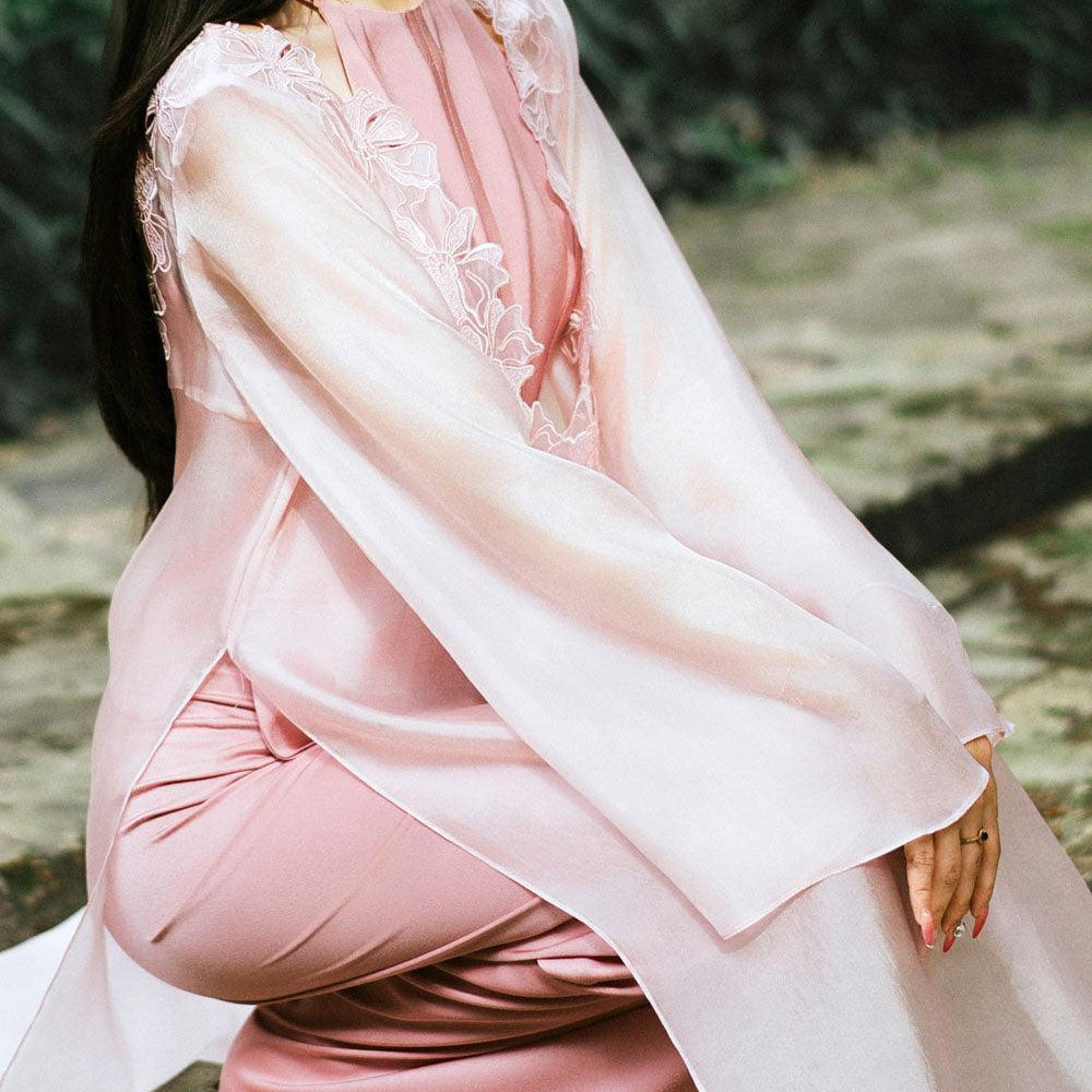 Kim Chi Straight Wide Leg Silk Floor Length Pants - MEAN BLVD