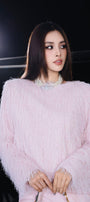 Kimie Straight Long Sleeved Faux Fur Top - MEAN BLVD