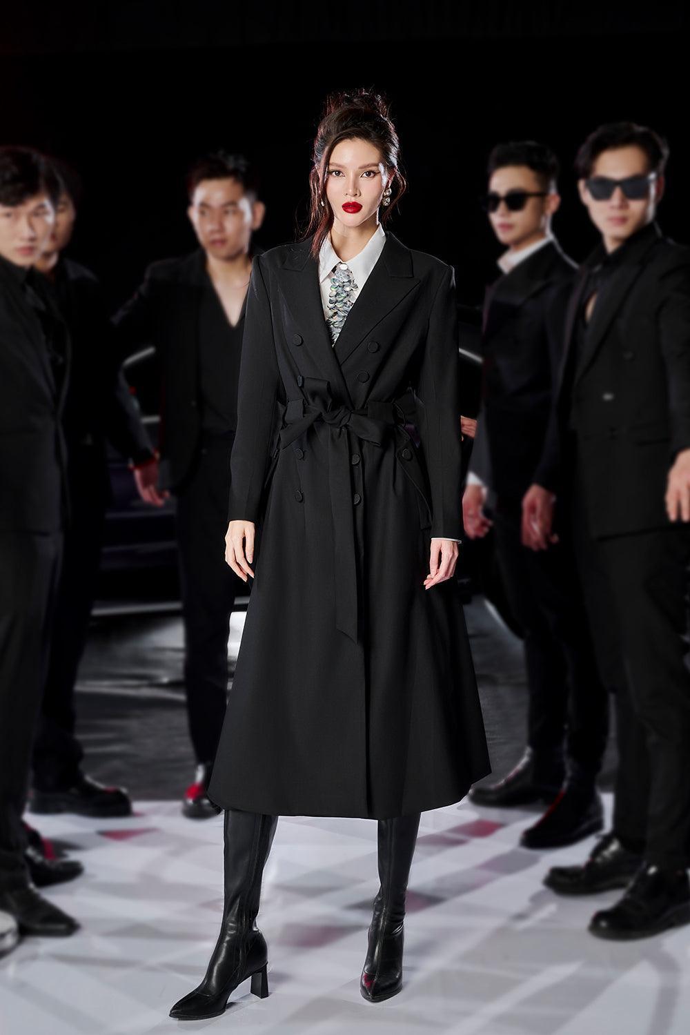 Kinos Straight Collared Neck Cotton Set - MEAN BLVD