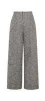Kirea Straight Wide Leg Tweed Floor Length Pants - MEAN BLVD