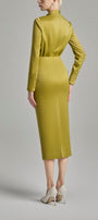 Kori Straight Cuff Sleeved Silk Top - MEAN BLVD