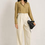 Kress Straight Collared Neck Silk Shirt - MEAN BLVD