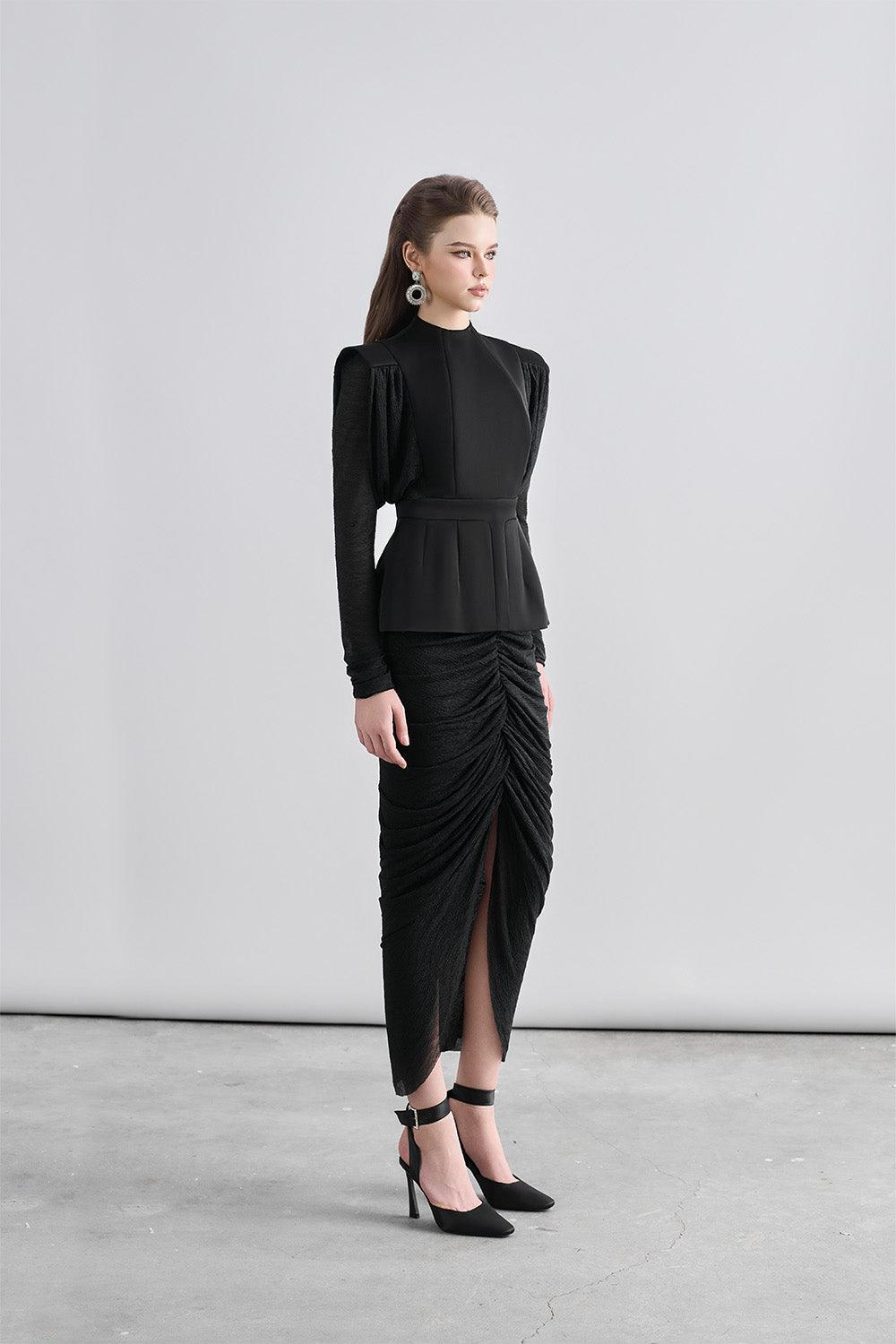knee length dresses for ladies ELENA MIDI DRESS – Kittie Kyle