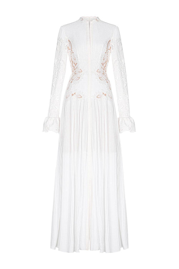 Lace Embroidered Dress - MEAN BLVD