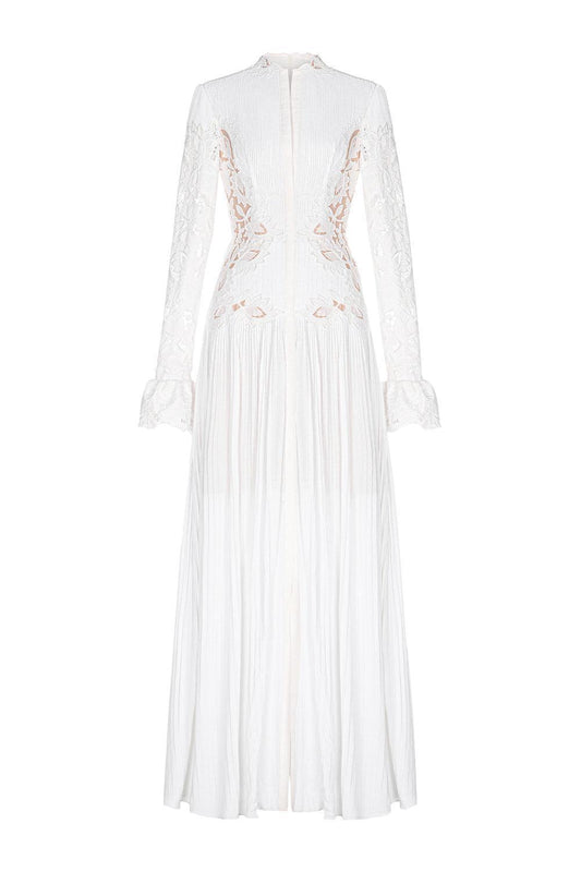 Lace Embroidered Dress - MEAN BLVD