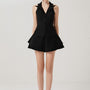Lady Hourglass Notch Lapel Punto Vest - MEAN BLVD