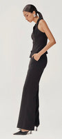 Lady Straight Wide Leg Punto Ankle Length Pants - MEAN BLVD