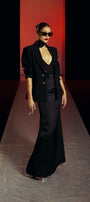 Laila Straight Notch Lapel Wool Blazer - MEAN BLVD