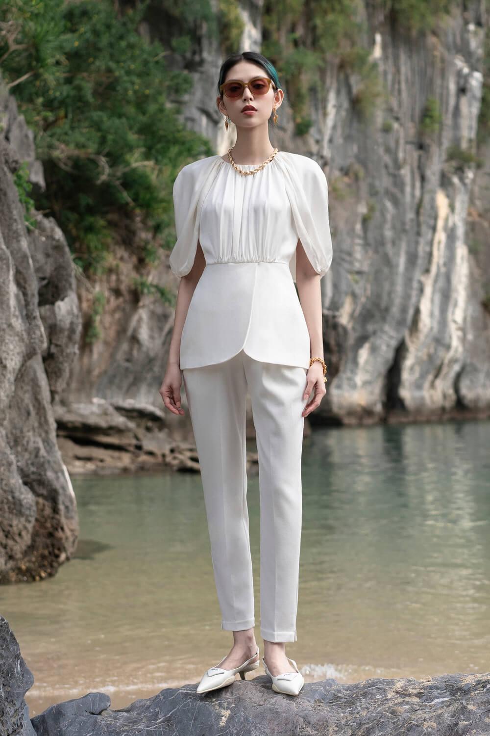 Laise Cropped Trousers - MEAN BLVD