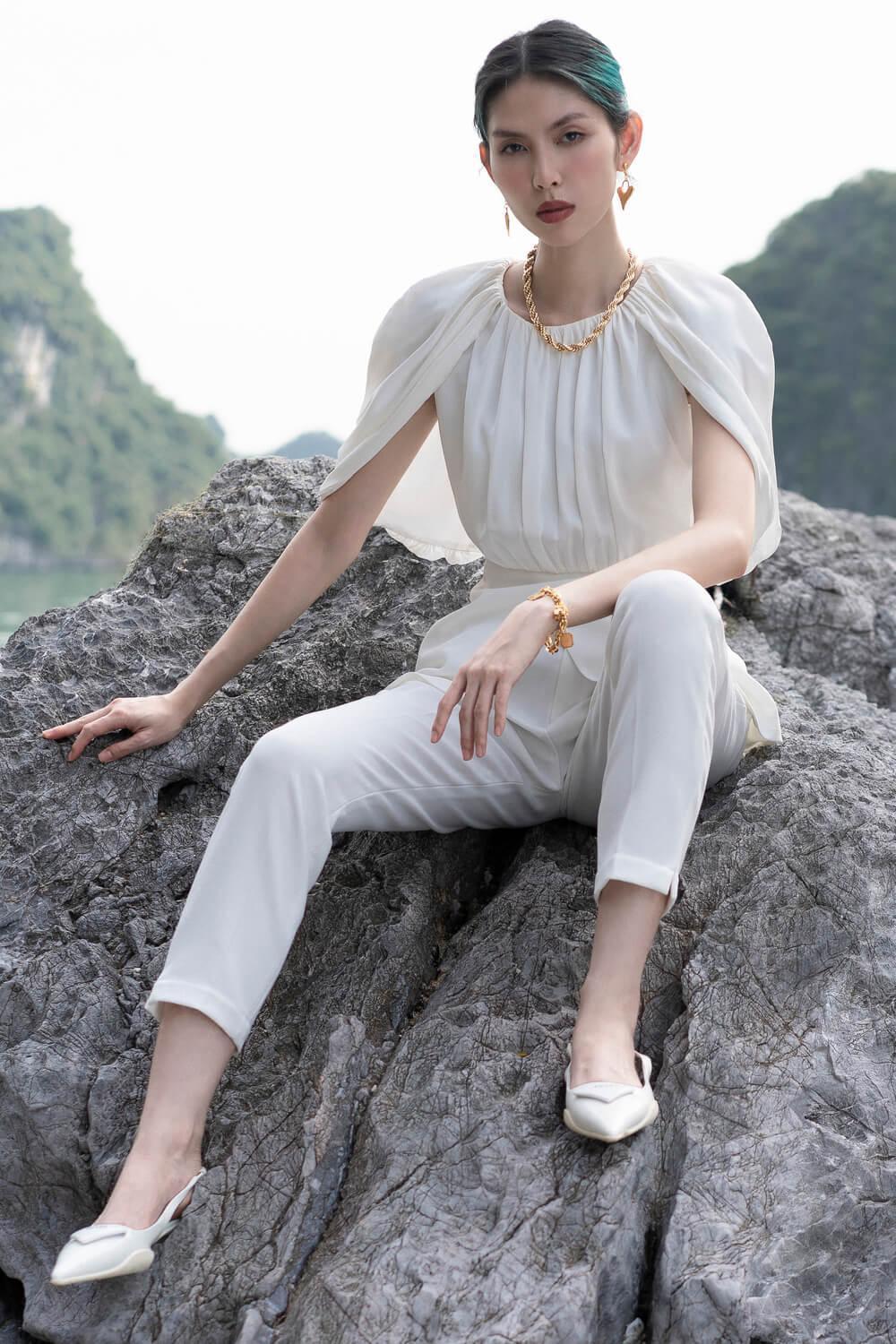 Laise Cropped Trousers - MEAN BLVD