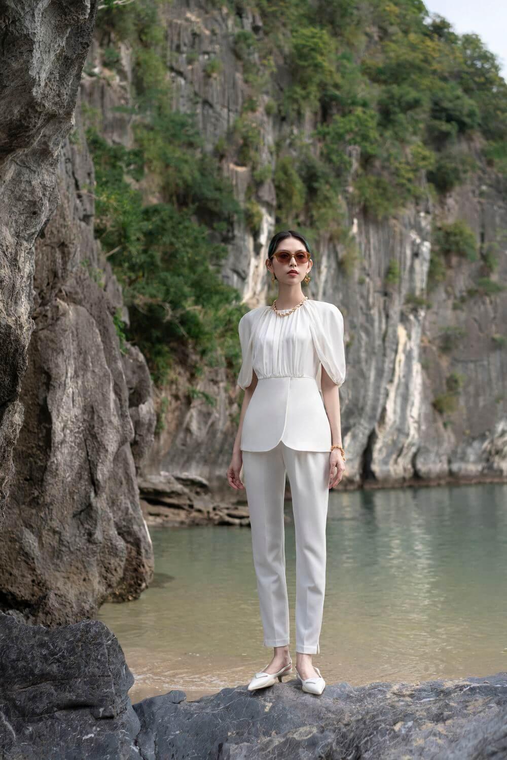 Laise Cropped Trousers - MEAN BLVD