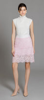 Lakelyn A-line High Waist Lace Mini Skirt - MEAN BLVD