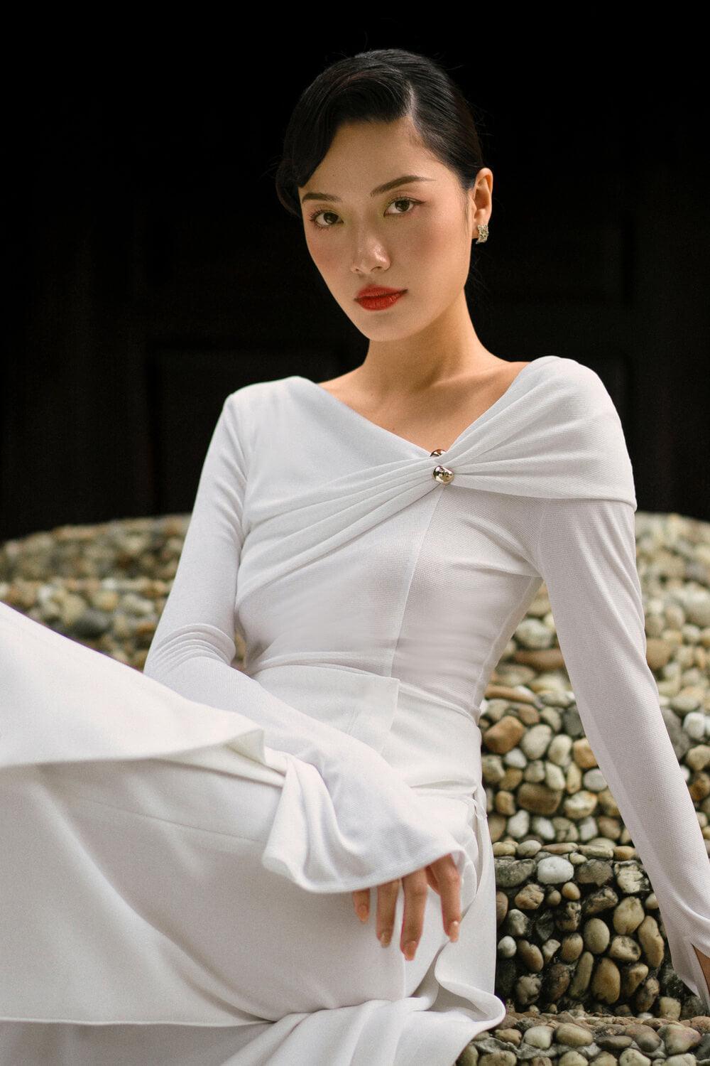 Laly Bodycon Long Sleeved Spandex Top - MEAN BLVD