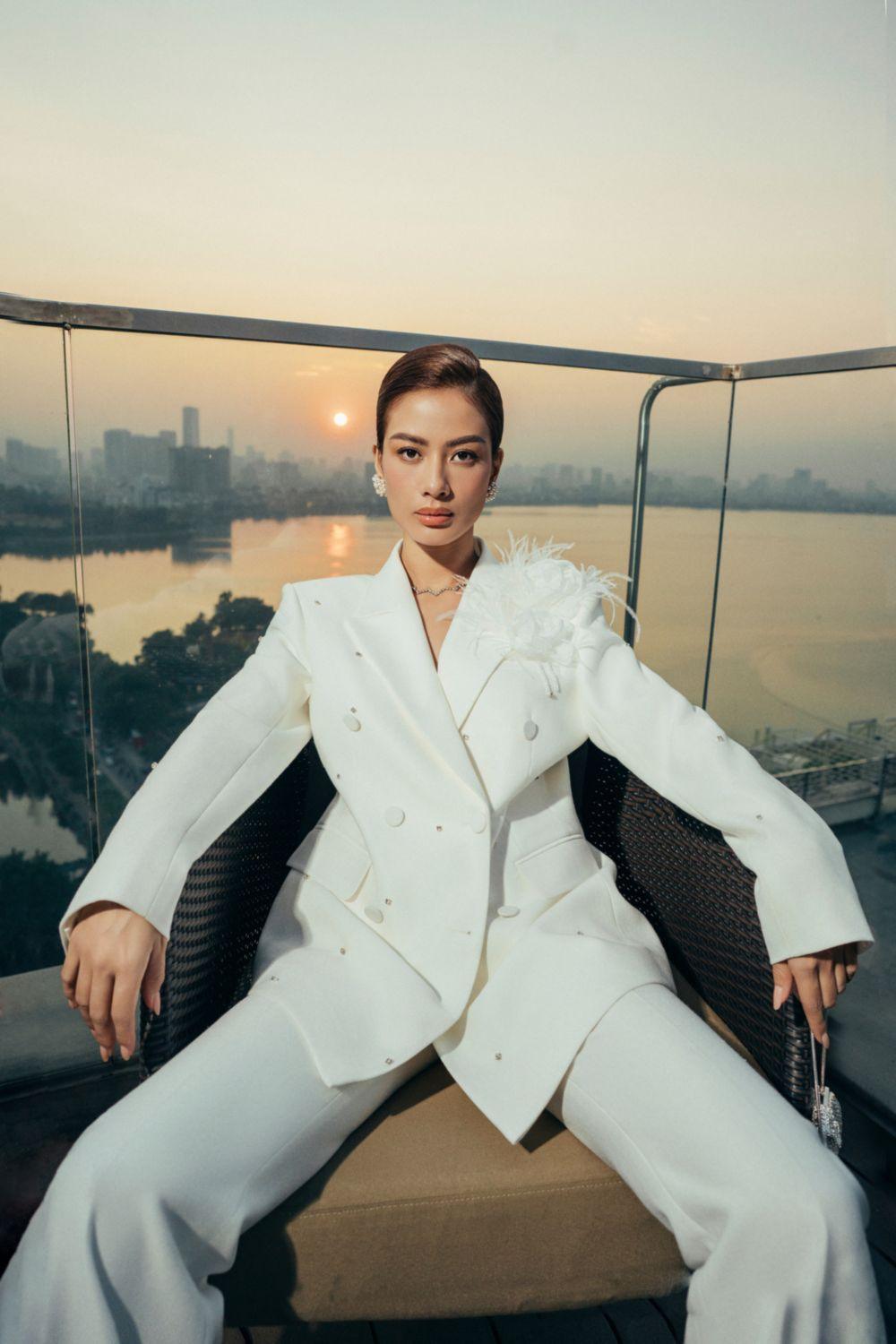 Lammy Flared Side Slit Silk Wool Floor Length Pants - MEAN BLVD