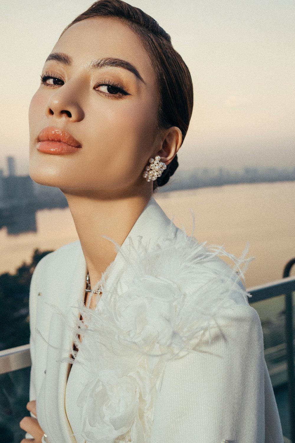 Lammy Straight Double Breasted Silk Wool Blazer - MEAN BLVD