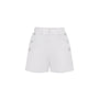 Lana Straight Button Taffeta Short Length Shorts - MEAN BLVD