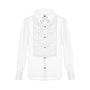 Lana Straight Gathered Chiffon Shirt - MEAN BLVD