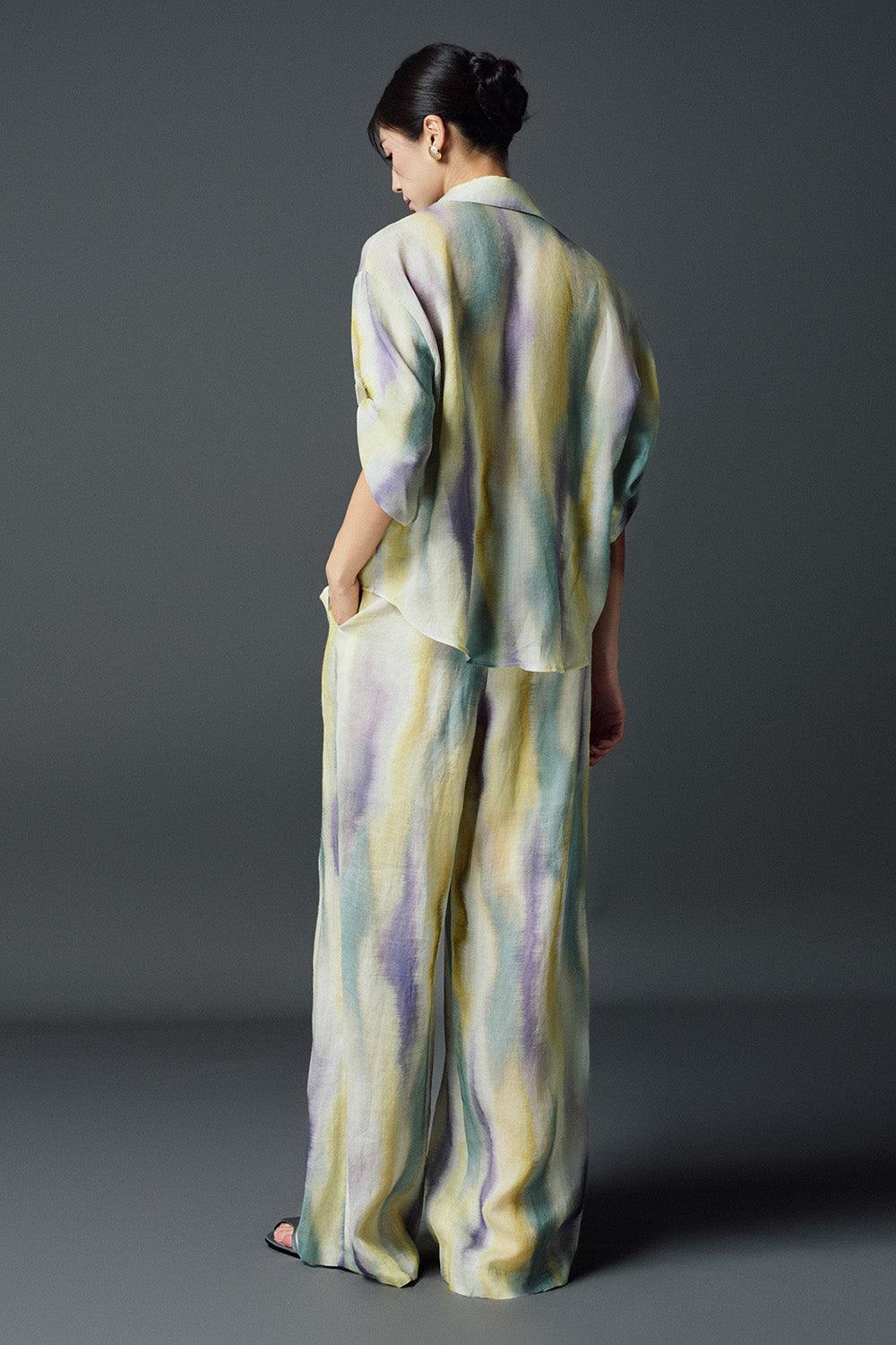 Laura Straight Wide Leg Linen Trousers - MEAN BLVD