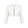 Lavinia Cropped Long Sleeved Tweed Jacket - MEAN BLVD