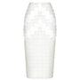 Lavinia Straight Fringed Tweed Midi Skirt - MEAN BLVD
