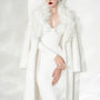 Lavish Straight Feather Tweed Trench Coat - MEAN BLVD
