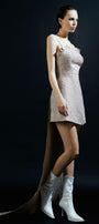 Leanor A-line Cami Brocade Mini Dress - MEAN BLVD