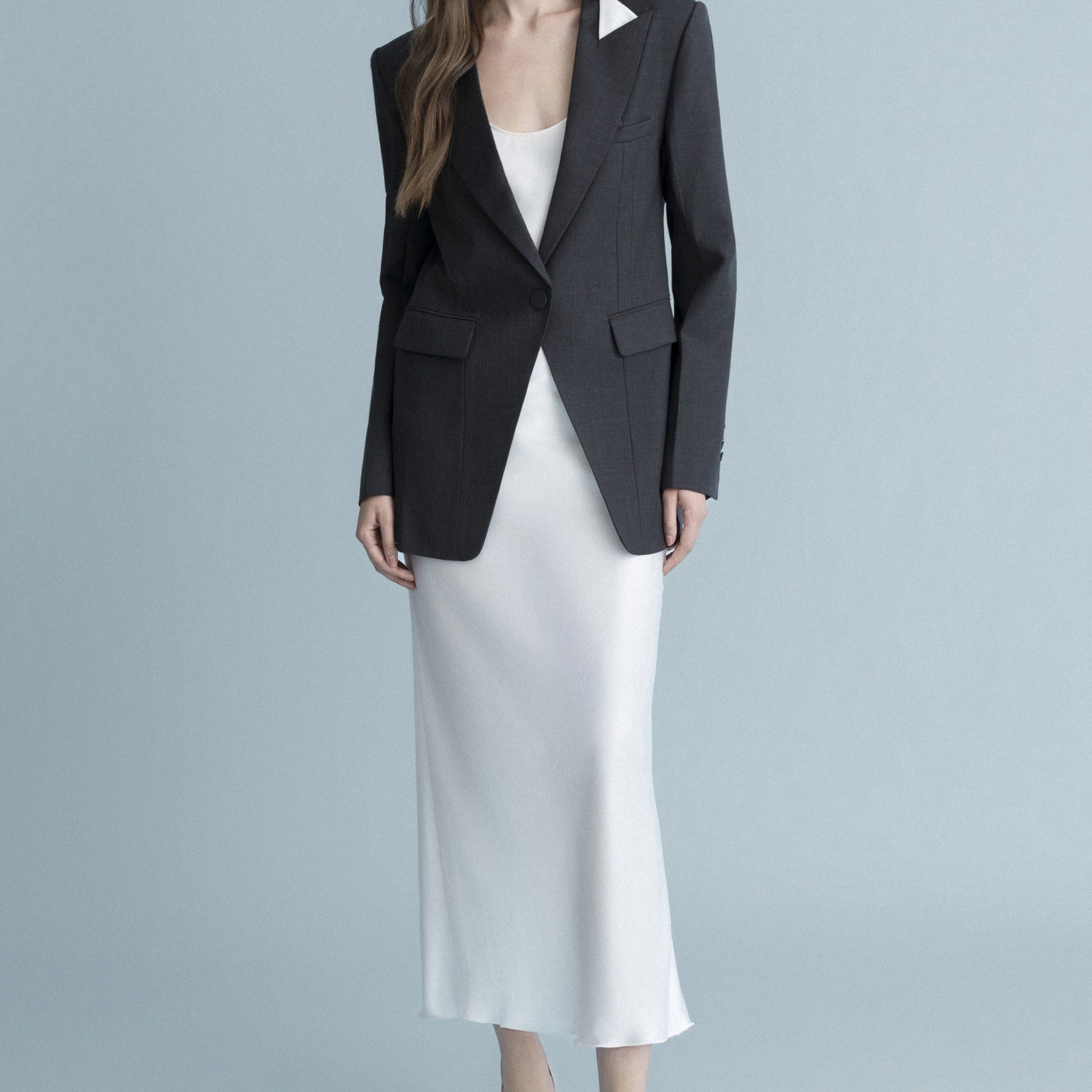 Crescent Peplum Blazer