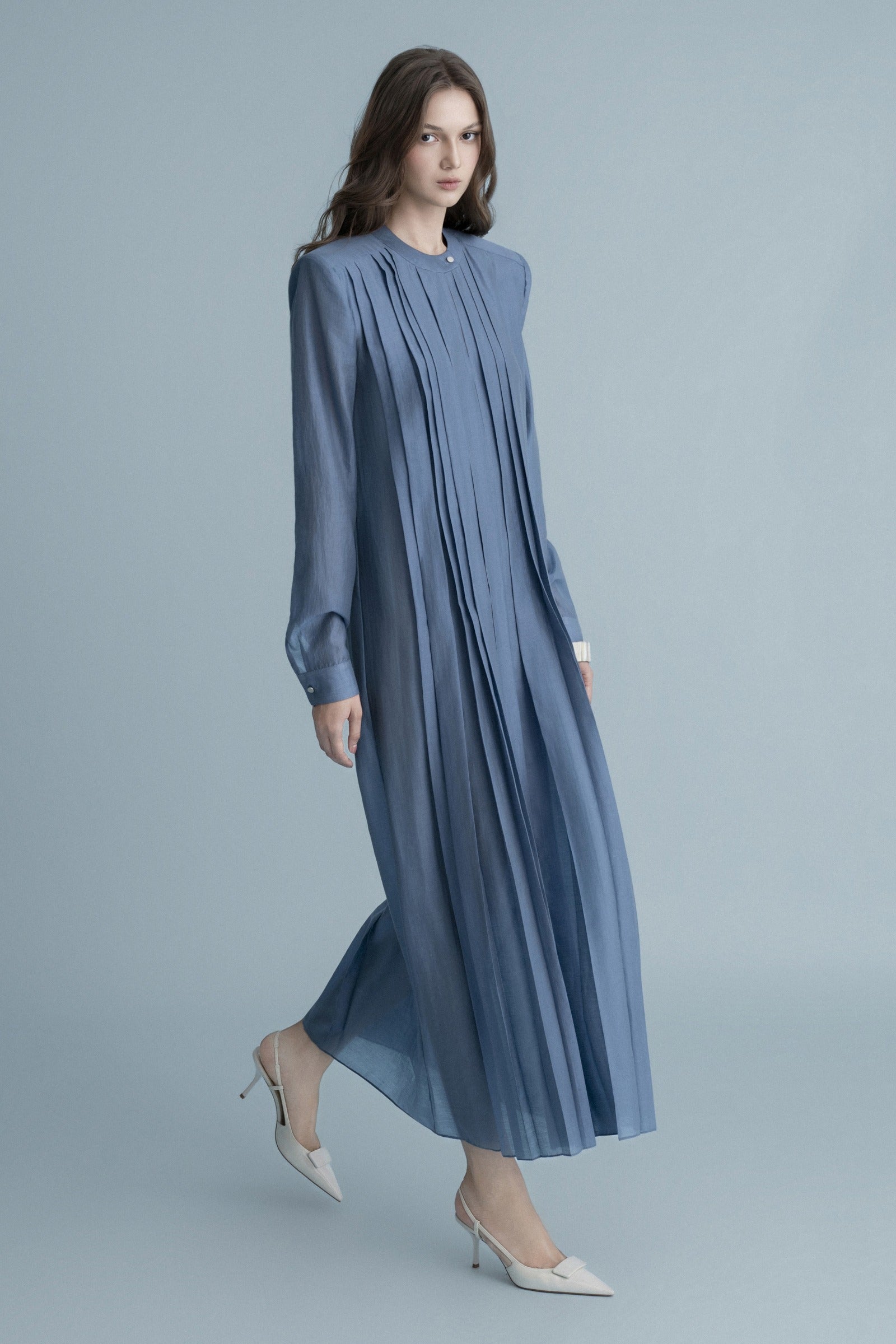 Dortmund Pleated Midi Dress