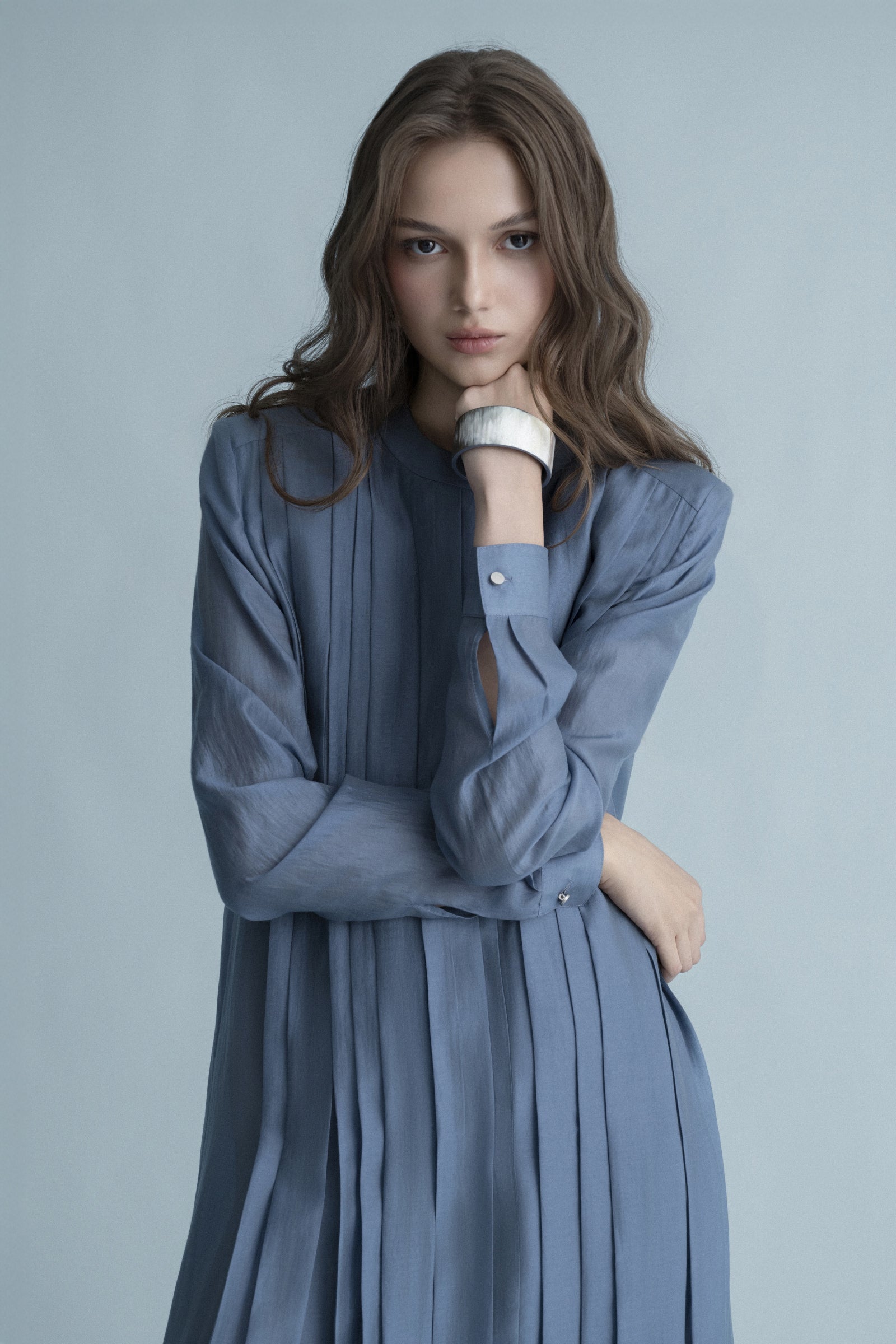 Dortmund Pleated Midi Dress