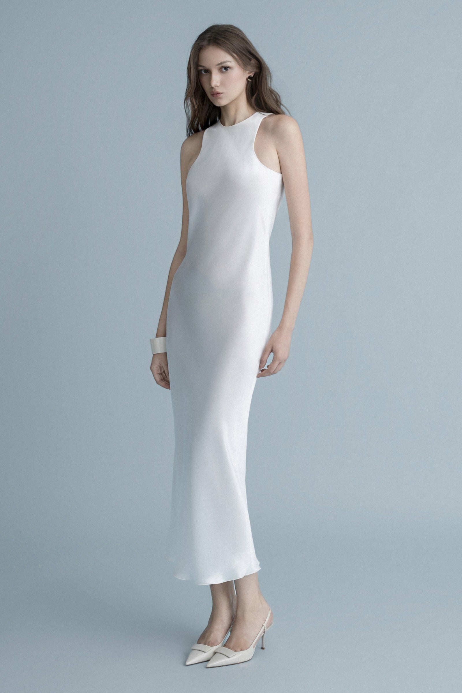 Bremen Round Neck Midi Dress