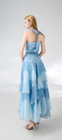 Leonard Layered Straight Across Neck Organza Ankle Length Dress - MEAN BLVD