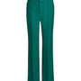 Leshley Straight High Waist Cotton Blend Floor Length Trousers - MEAN BLVD