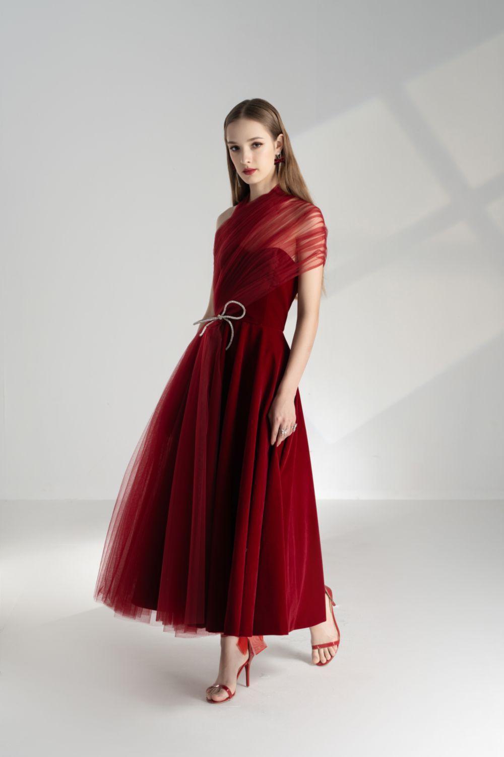 ENFOLD◉WIDE FLARE DRESS