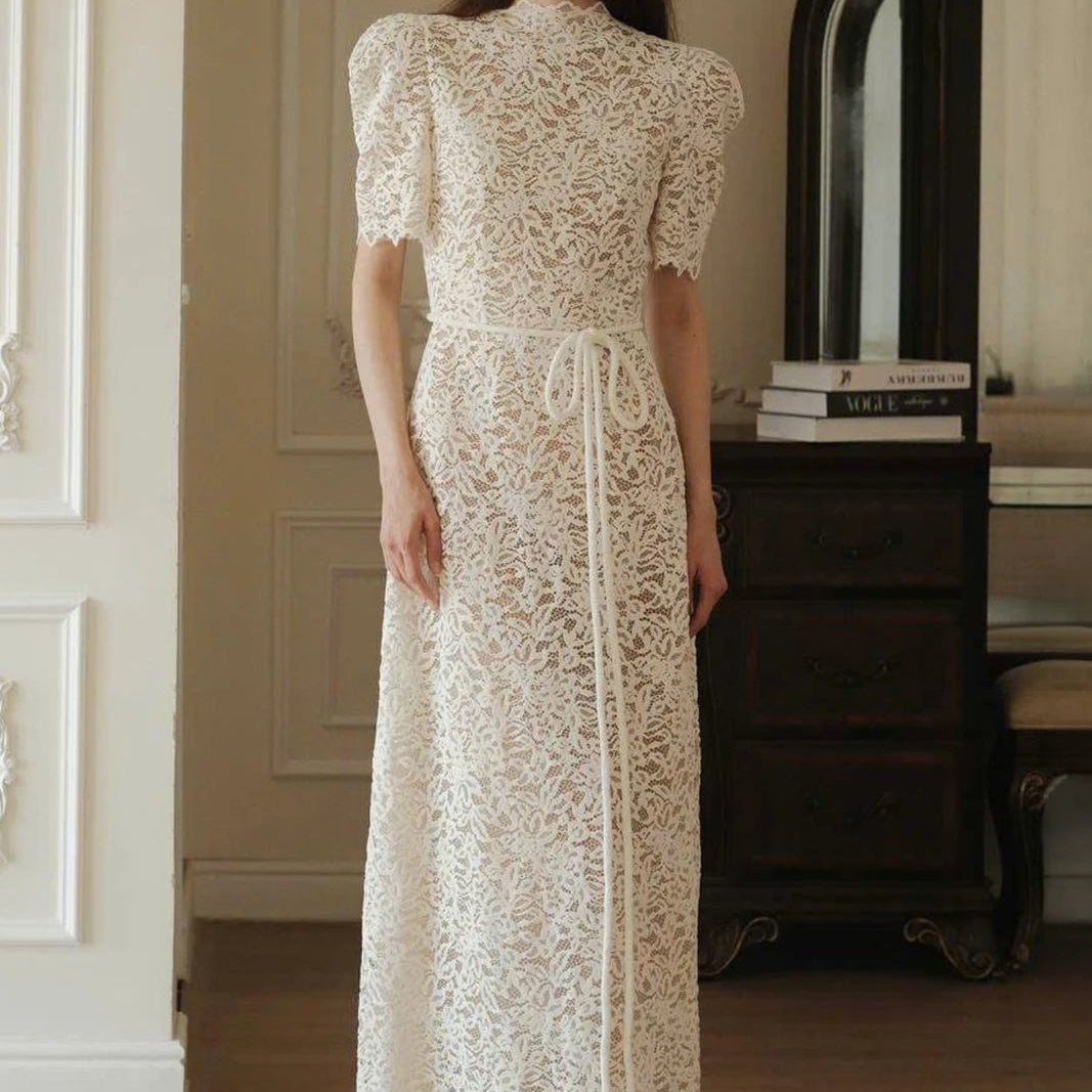 Lia Puff Sleeve Maxi Dress - MEAN BLVD