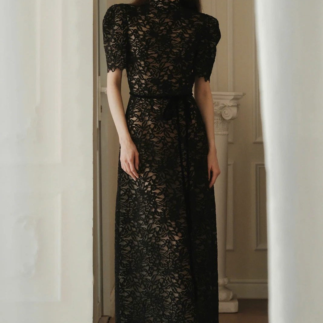 Lia Puff Sleeve Maxi Dress - MEAN BLVD