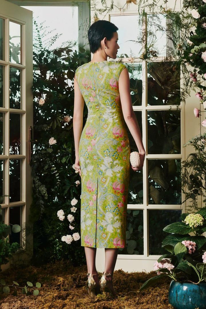 Liana Bodycon Sleeveless Polyester Midi Dress - MEAN BLVD