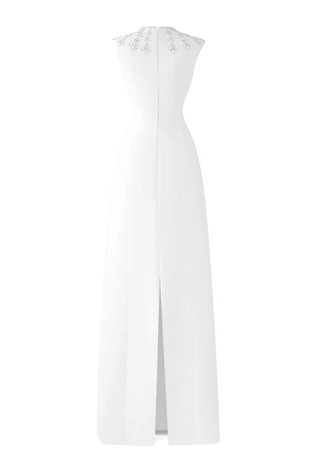 Liliana Bodycon Sleeveless Crepe Floor Length Dress - MEAN BLVD